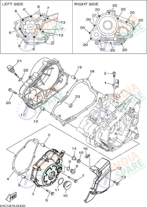 CRANKCASE COVER 1